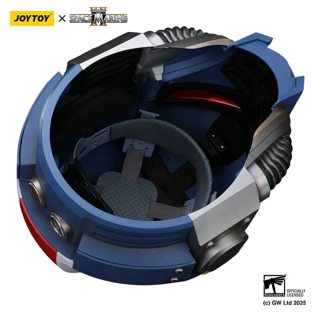 Warhammer 40000 Space Marine 2 replique Ultramarines Lieutenant Titus casque 30 cm - Rue Du Retro