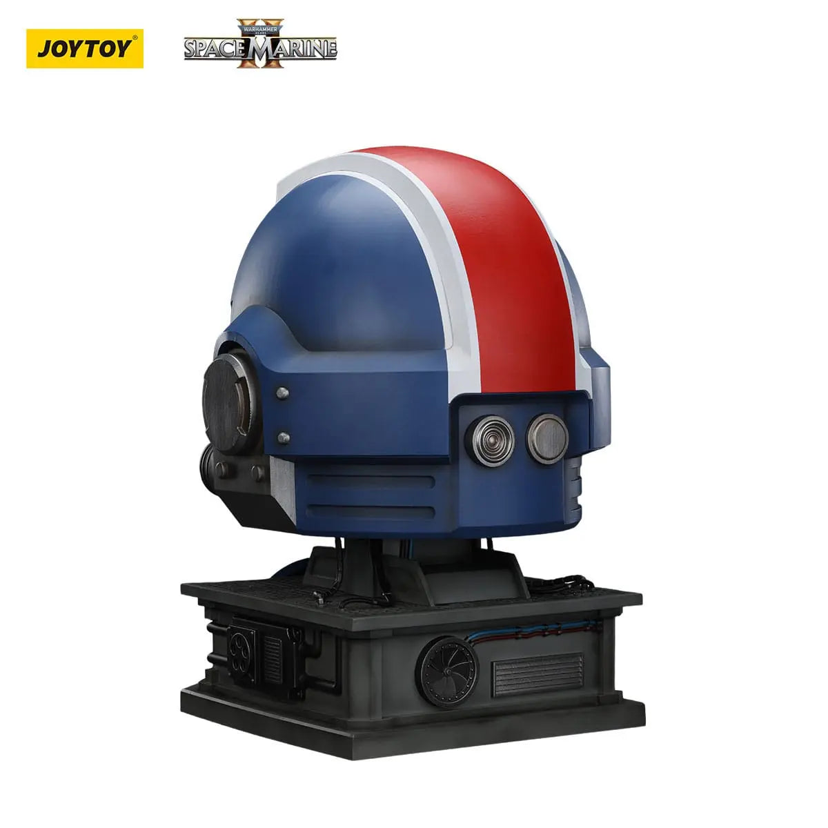 Warhammer 40000 Space Marine 2 replique Ultramarines Lieutenant Titus casque avec présentoir 44 cm - Rue Du Retro