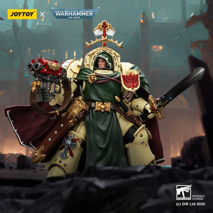 Warhammer 40K Belial Grand Master of The Deathwing With the Sword of Silence and Storm Bolter Dark Angels figurine 14cm Joy Toy