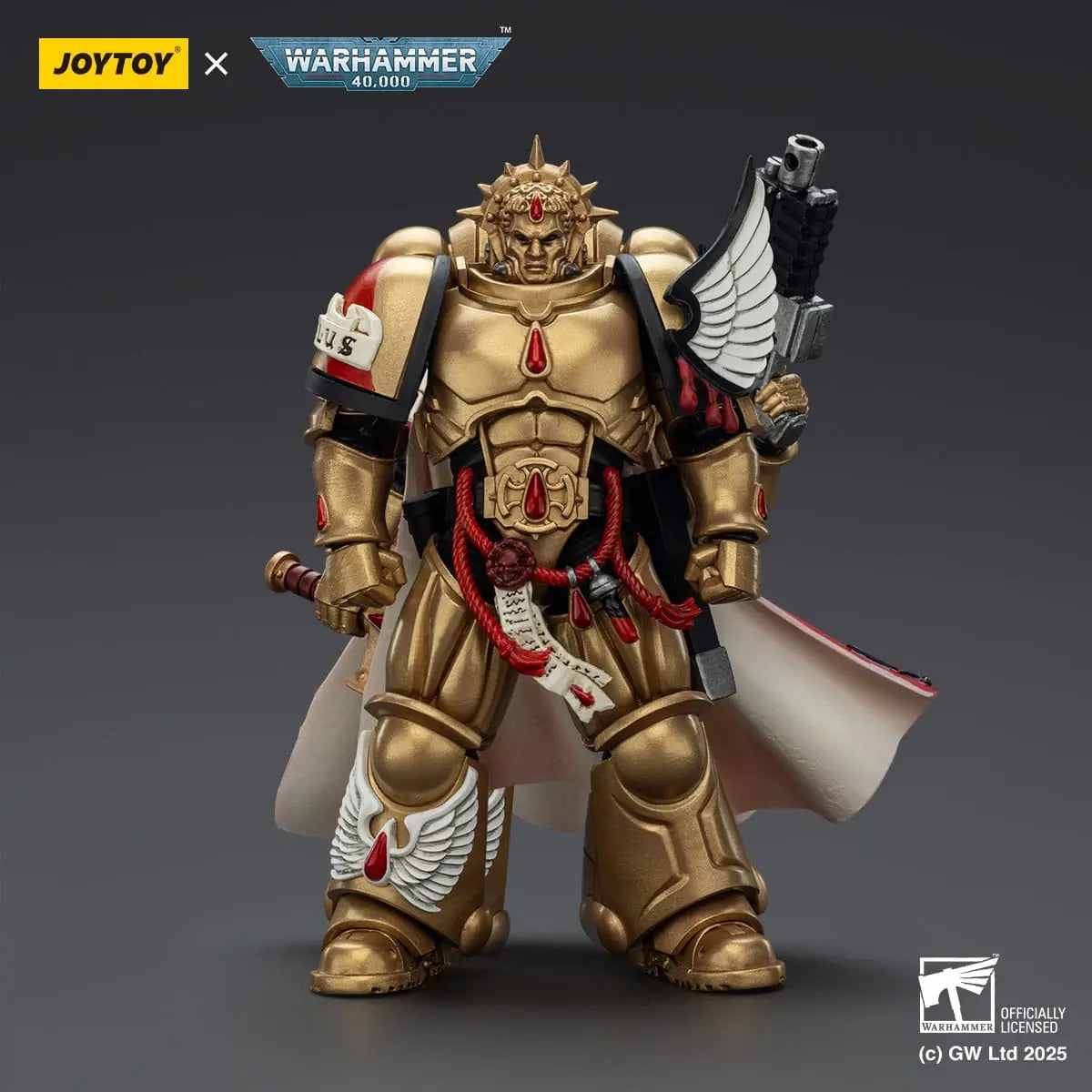 Warhammer 40K Combat Patrol Blood Angels figurine Captain with Heavy Bolt Pistol & Power Sword 20 cm Joy Toy