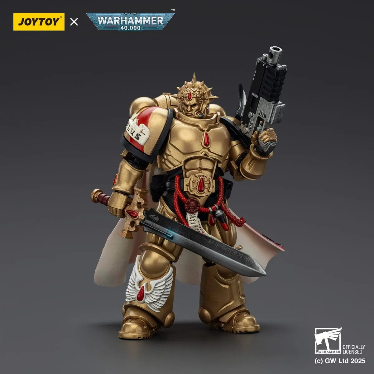 Warhammer 40K Combat Patrol Blood Angels figurine Captain with Heavy Bolt Pistol & Power Sword 20 cm Joy Toy