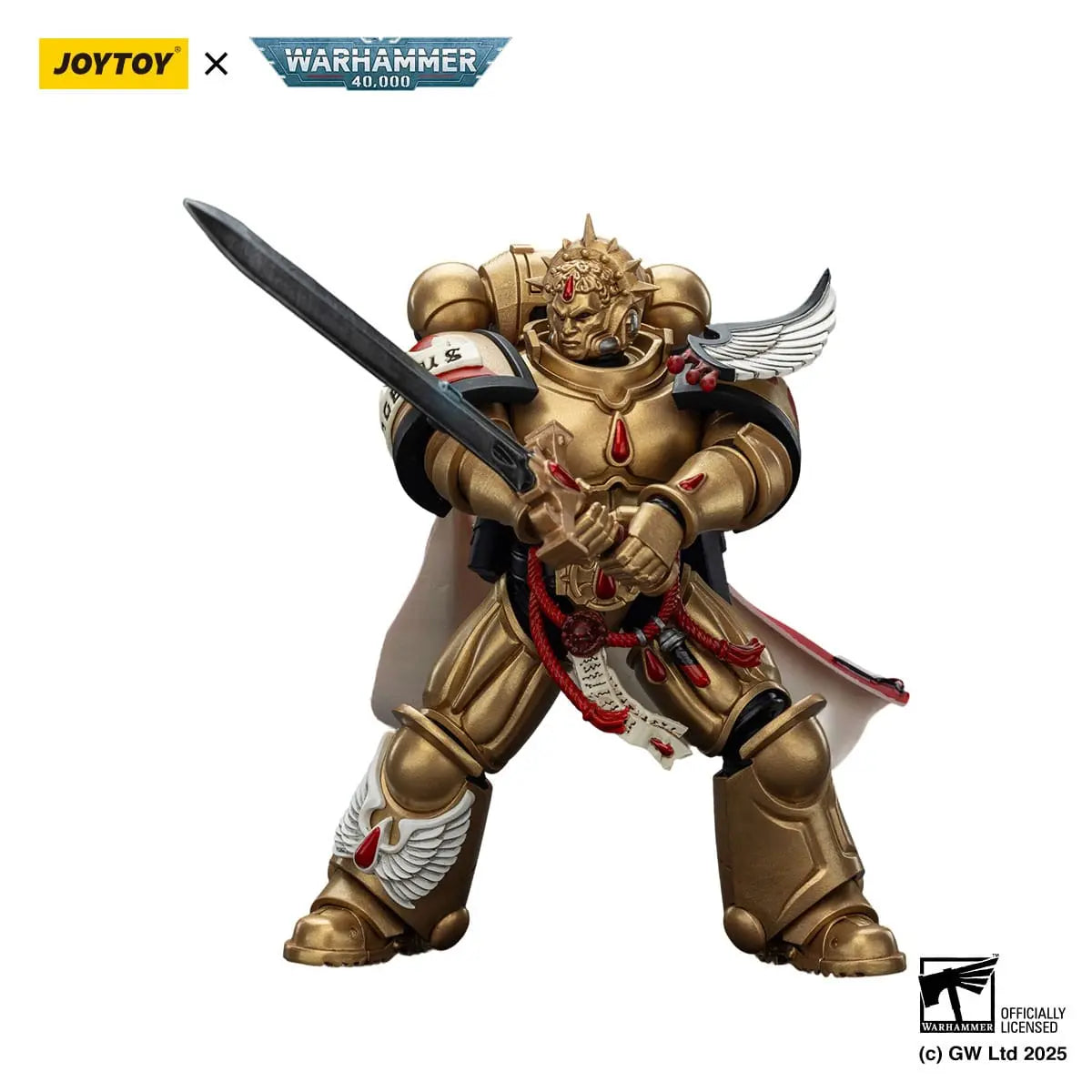 Warhammer 40K Combat Patrol Blood Angels figurine Captain with Heavy Bolt Pistol & Power Sword 20 cm Joy Toy
