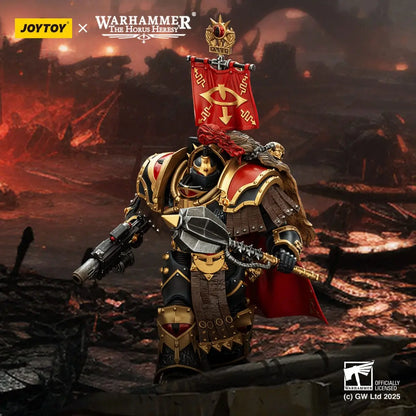 Warhammer 40K Legion Cataphractii Praetorwith Combi-Melta and Power Maul Sons of Horus figurine 14cm Joy Toy