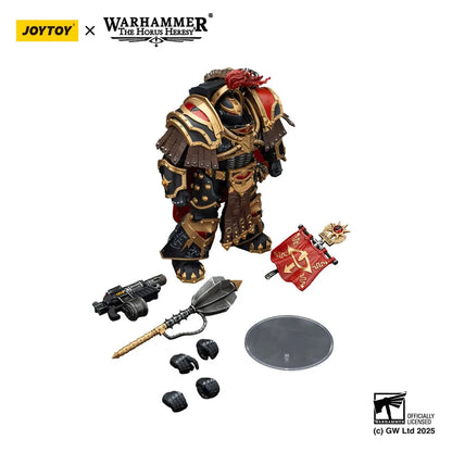 Warhammer 40K Legion Cataphractii Praetorwith Combi-Melta and Power Maul Sons of Horus figurine 14cm Joy Toy