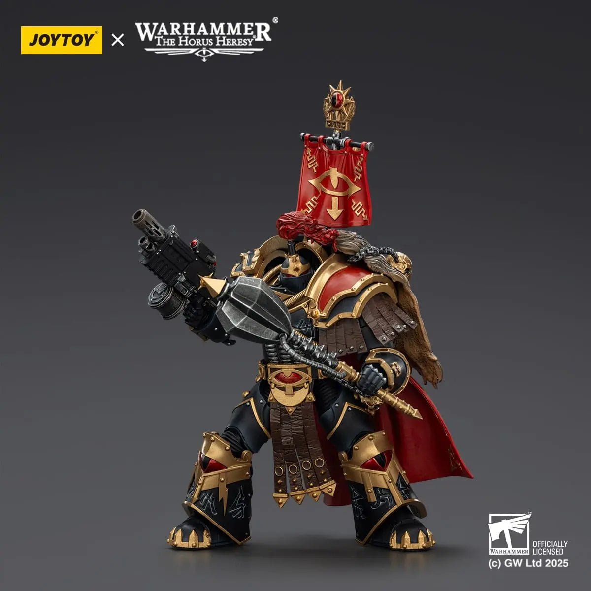 Warhammer 40K Legion Cataphractii Praetorwith Combi-Melta and Power Maul Sons of Horus figurine 14cm Joy Toy