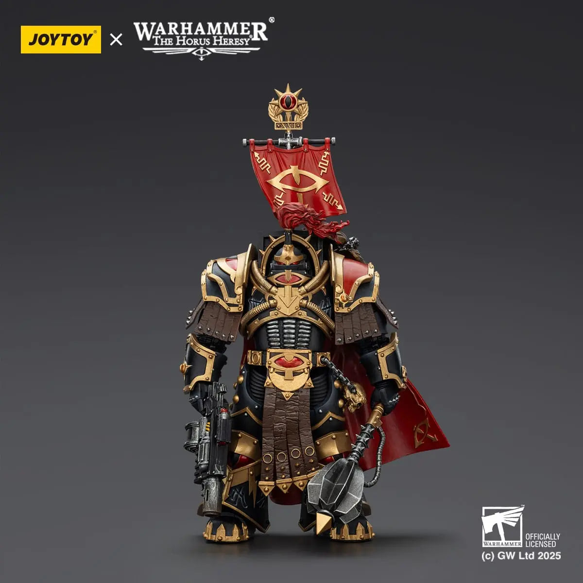 Warhammer 40K Legion Cataphractii Praetorwith Combi-Melta and Power Maul Sons of Horus figurine 14cm Joy Toy