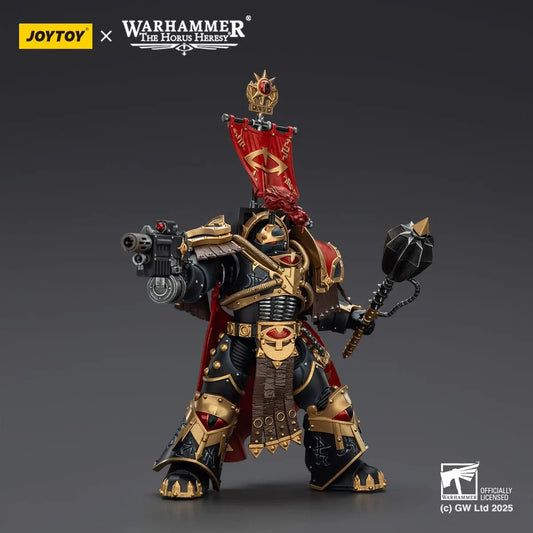 Warhammer 40K Legion Cataphractii Praetorwith Combi-Melta and Power Maul Sons of Horus figurine 14cm Joy Toy