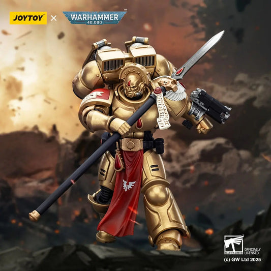 Warhammer 40K Sanguinary Guard 2 with Angelus Boltgun and Encarmine Spear Combat Patrol Blood Angels figurine 20cm Joy Toy