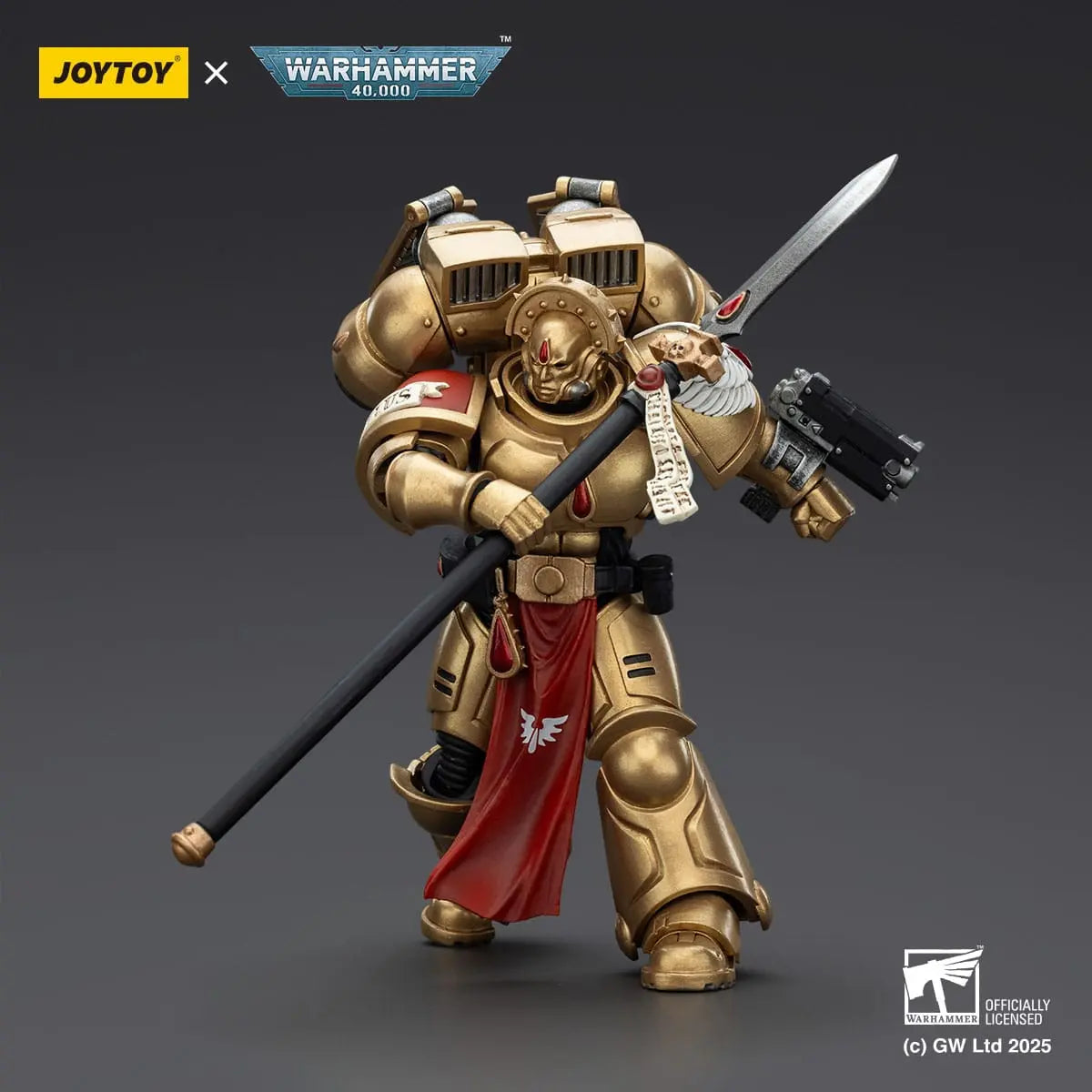 Warhammer 40K Sanguinary Guard 2 with Angelus Boltgun and Encarmine Spear Combat Patrol Blood Angels figurine 20cm Joy Toy