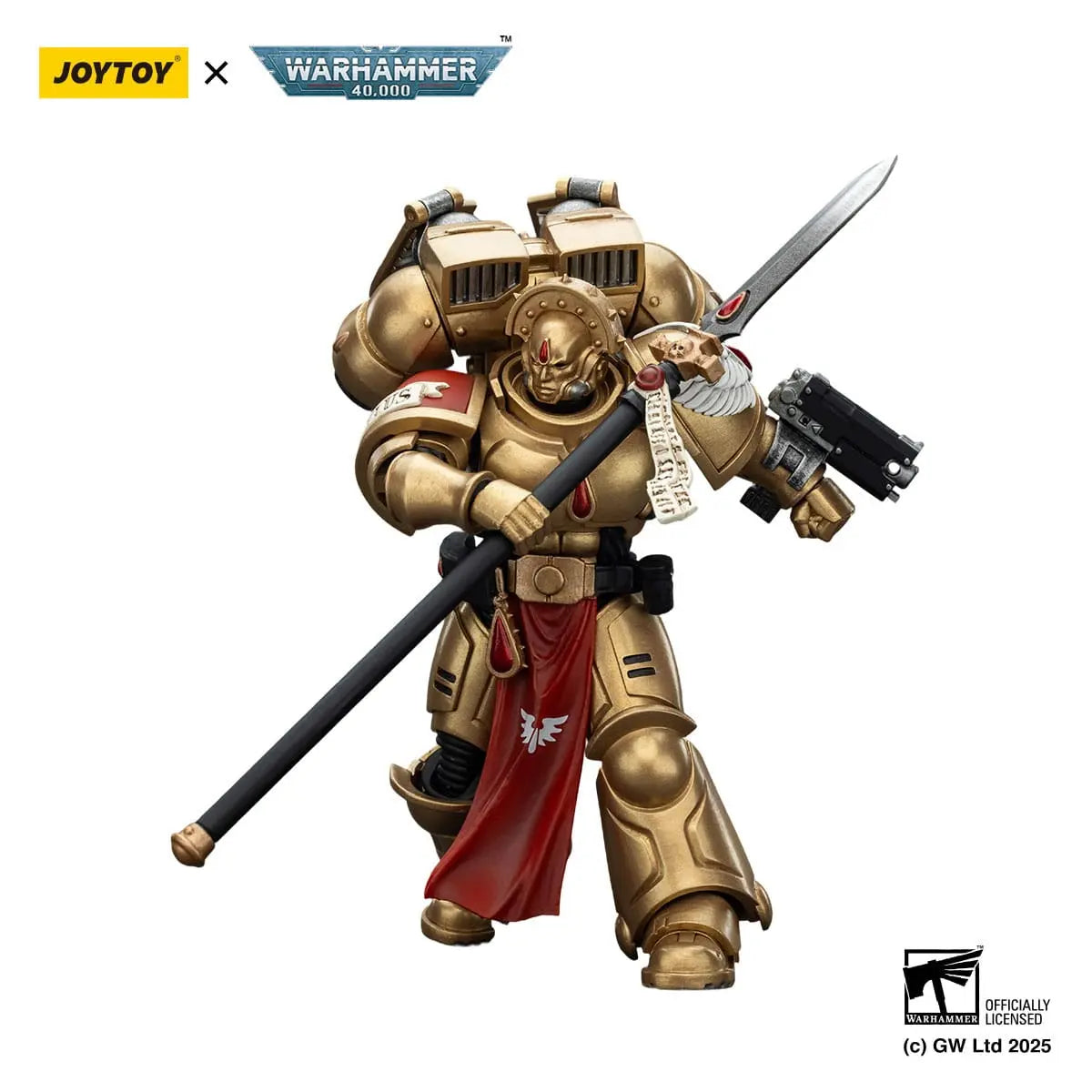 Warhammer 40K Sanguinary Guard 2 with Angelus Boltgun and Encarmine Spear Combat Patrol Blood Angels figurine 20cm Joy Toy