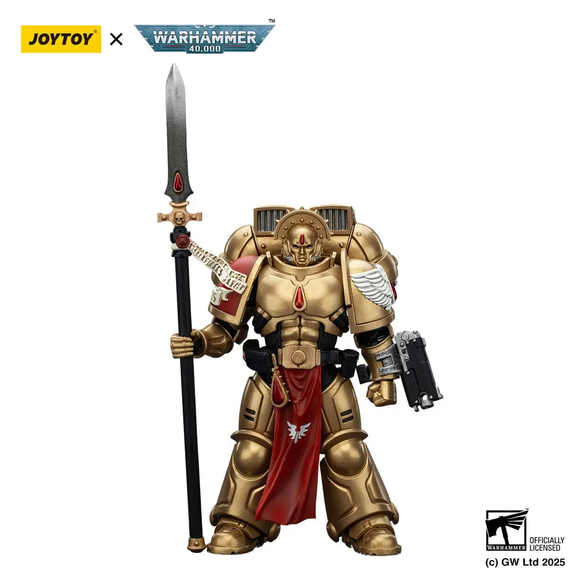 Warhammer 40K Sanguinary Guard 2 with Angelus Boltgun and Encarmine Spear Combat Patrol Blood Angels figurine 20cm Joy Toy