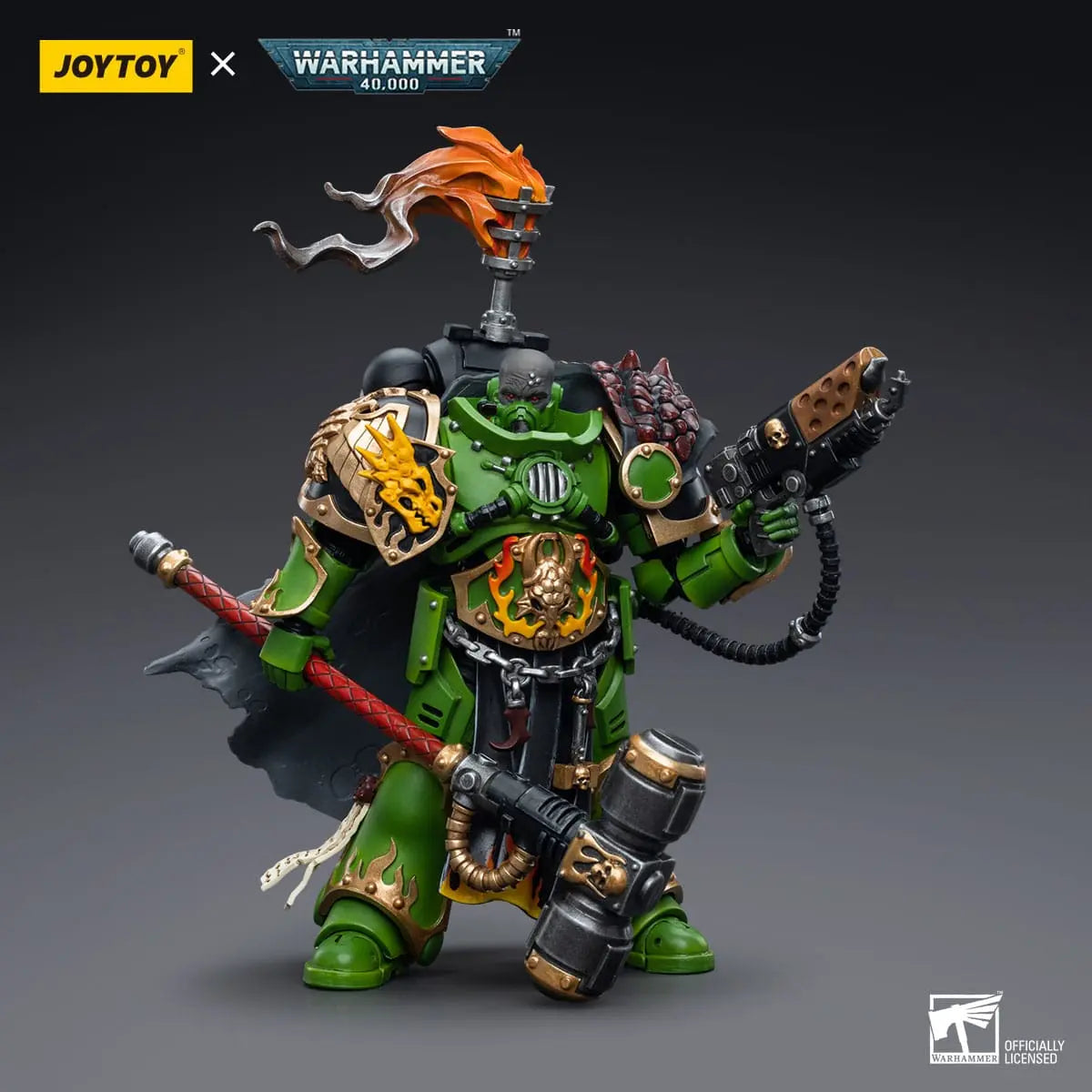 Warhammer 40k Salamanders Captain Adrax Agatone figurine 1/18 12cm Joy Toy