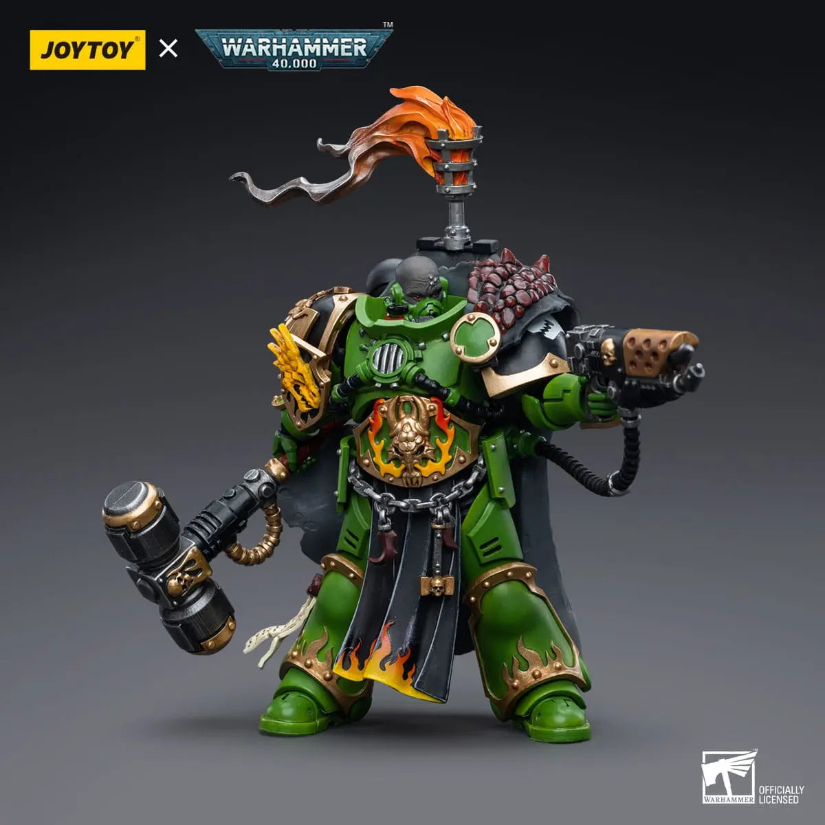Warhammer 40k Salamanders Captain Adrax Agatone figurine 1/18 12cm Joy Toy