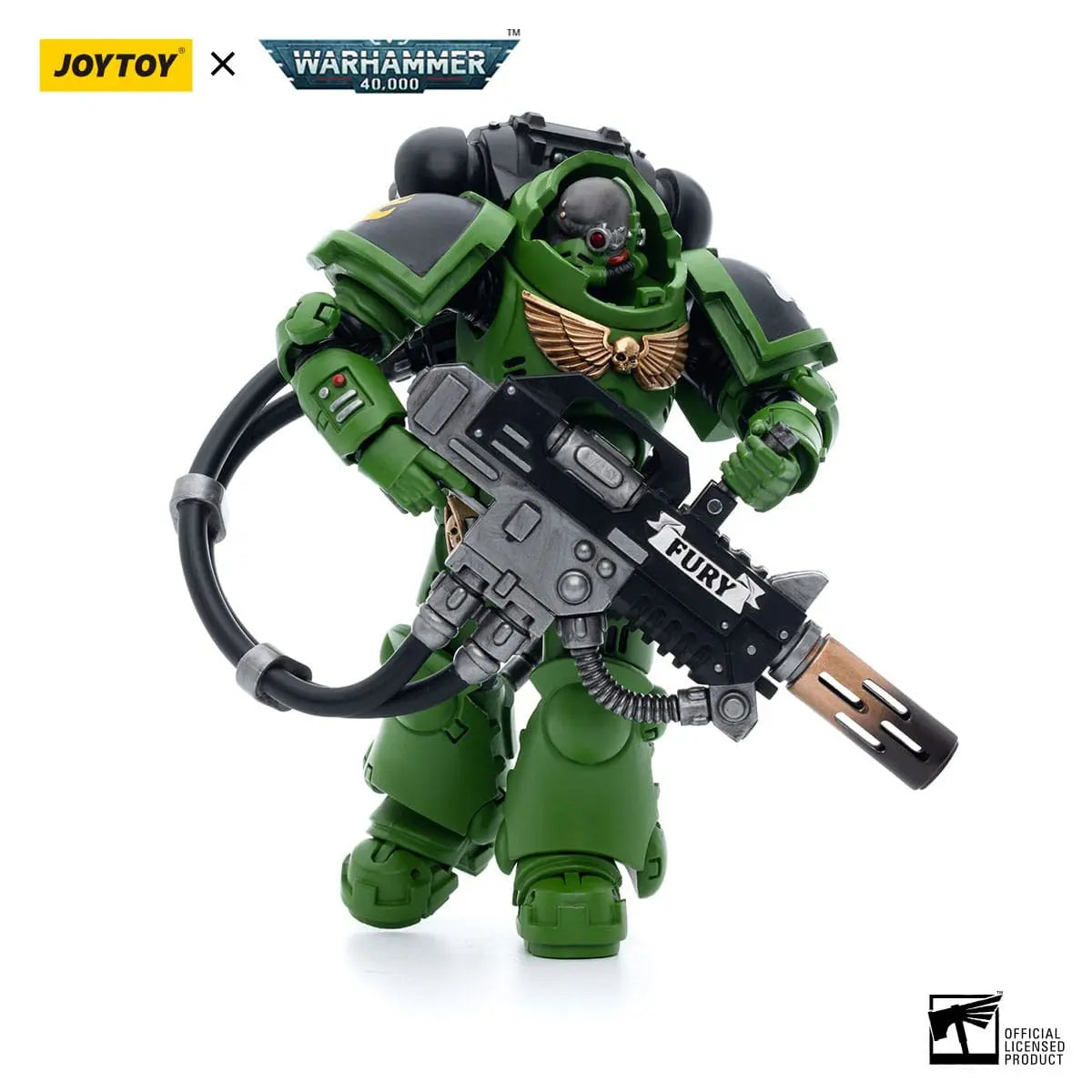 Warhammer 40k Salamanders Eradicators Sergeant Braga figurine 1/18 12cm Joy Toy