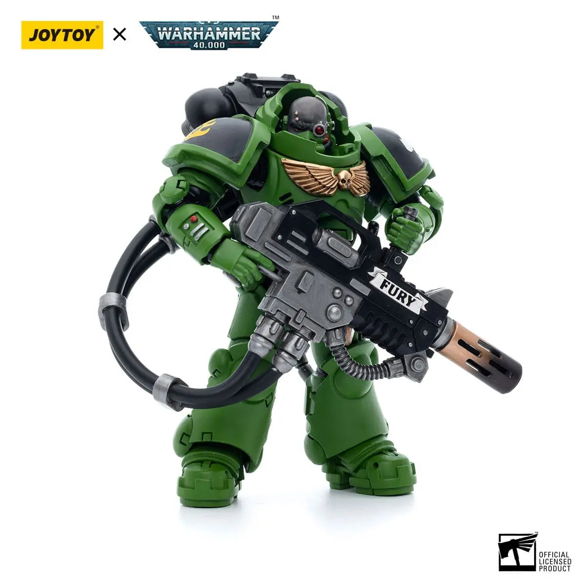 Warhammer 40k Salamanders Eradicators Sergeant Braga figurine 1/18 12cm Joy Toy