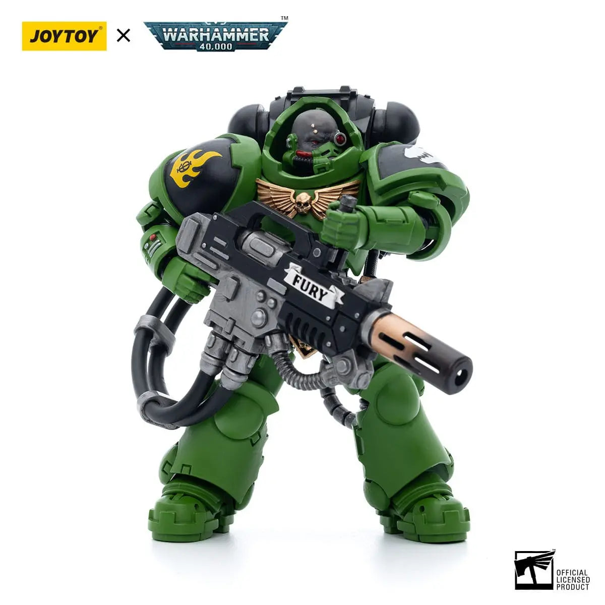 Warhammer 40k Salamanders Eradicators Sergeant Braga figurine 1/18 12cm Joy Toy