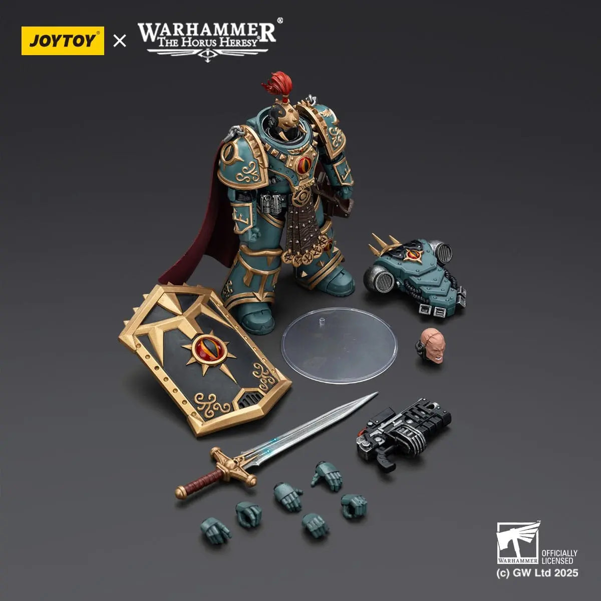 Warhammer Sons of Horus Little Horus Aximand Captain of the 5th Company The Horus Heresy figurine  20cm Joy Toy