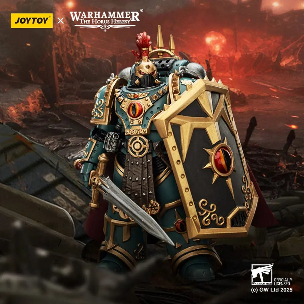 Warhammer Sons of Horus Little Horus Aximand Captain of the 5th Company The Horus Heresy figurine  20cm Joy Toy
