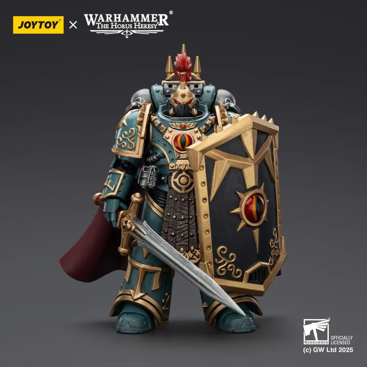 Warhammer Sons of Horus Little Horus Aximand Captain of the 5th Company The Horus Heresy figurine  20cm Joy Toy