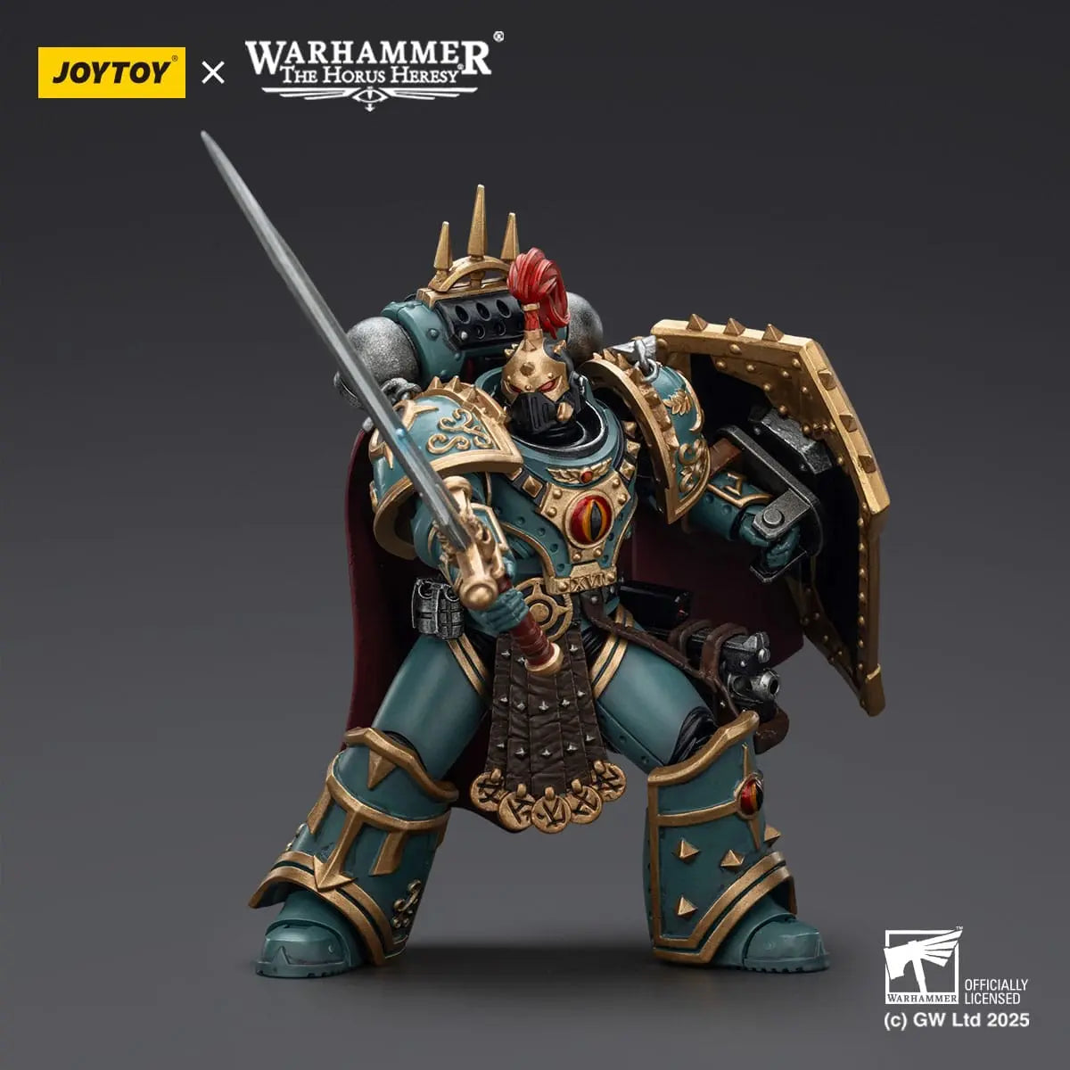 Warhammer Sons of Horus Little Horus Aximand Captain of the 5th Company The Horus Heresy figurine  20cm Joy Toy
