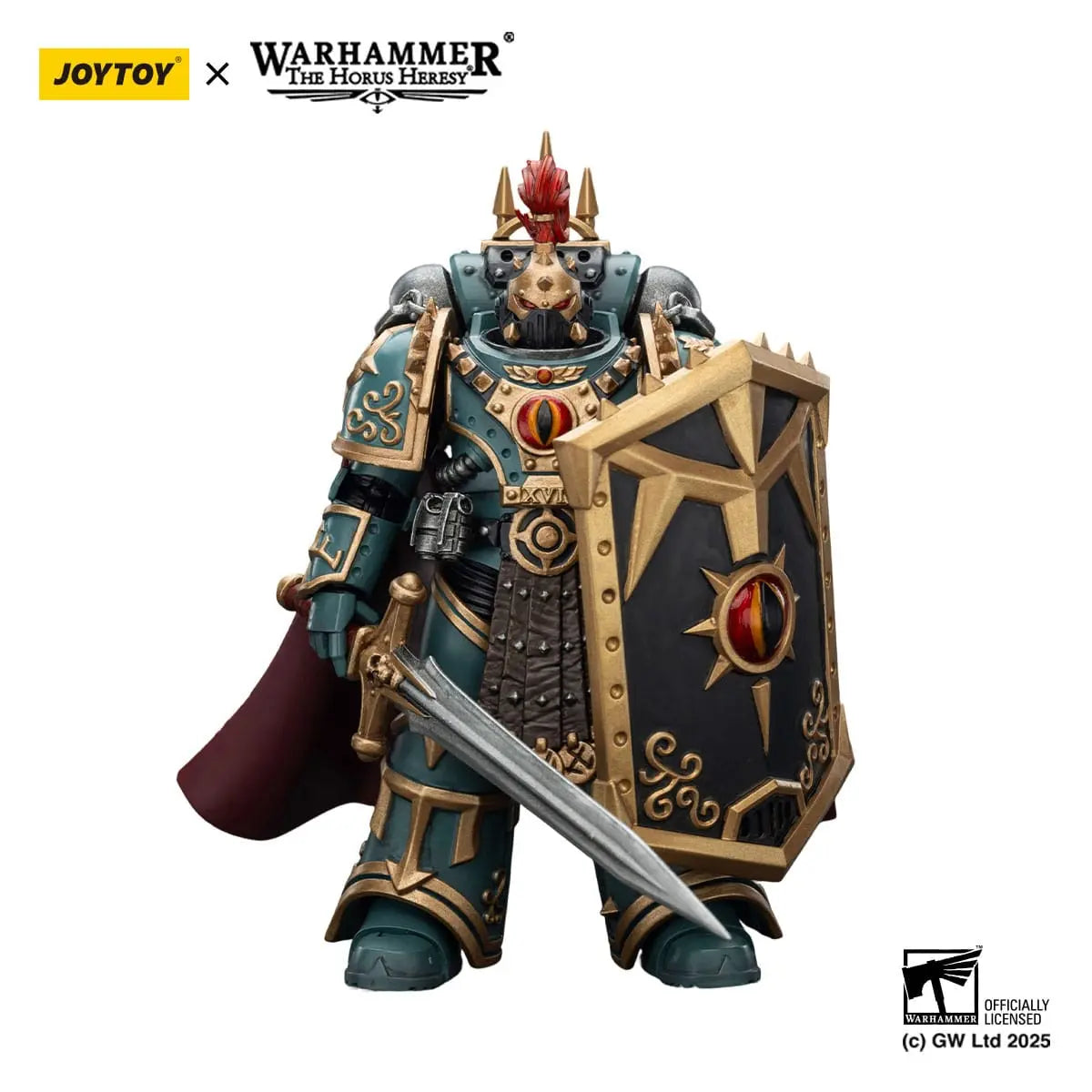 Warhammer Sons of Horus Little Horus Aximand Captain of the 5th Company The Horus Heresy figurine  20cm Joy Toy
