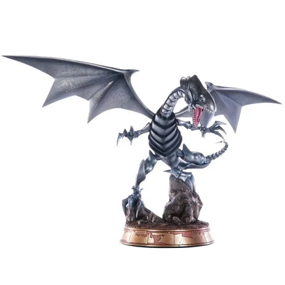 Yu-Gi-Oh! Beeld Blue Eyes White Dragon Standard Edition Zilver 35cm