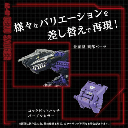 Zoids figurine 1/72 Plastic Model Kit AZ-09 Genosaurer 32 cm - Rue Du Retro