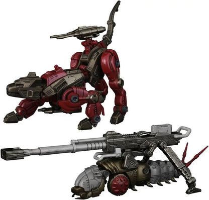 Zoids pack 2 figurines 1/100 Plastic Model Kit RMZ-010 Canoly Molga & Hell Cat Base Guards Sets 20 cm - Rue Du Retro