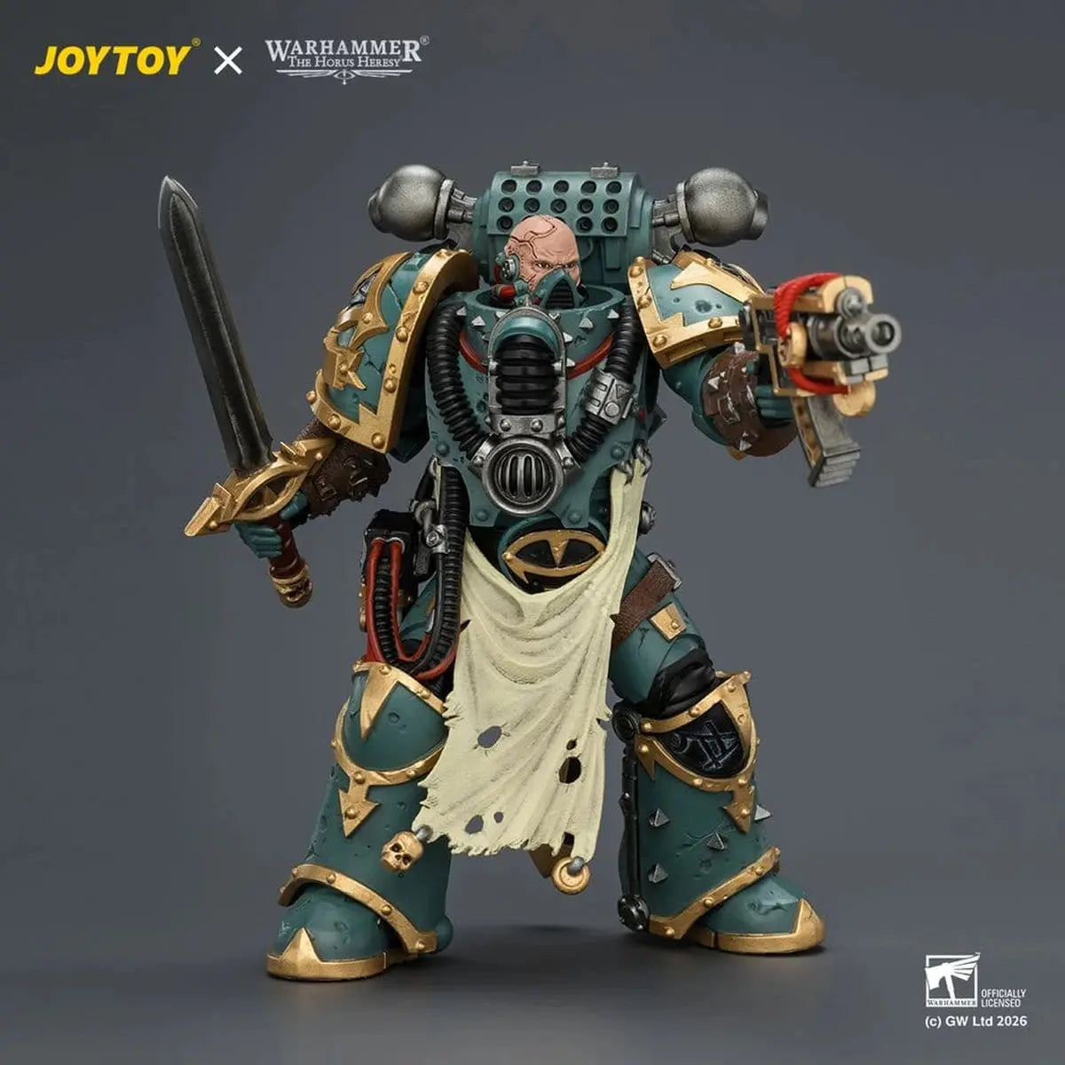 Warhammer figurine Sons of Horus Maloghurst the Twisted, the Warmaster's Equerry 13 cm - Image 6