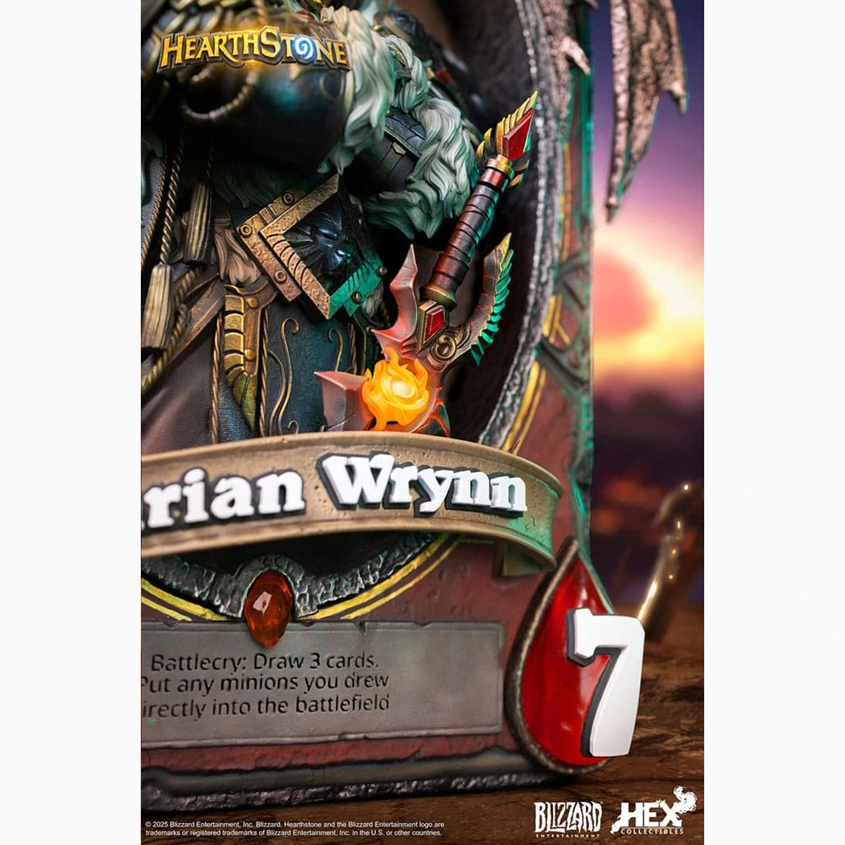 Hearthstone statuette 3D Art Frame Varian Wrynn 31 cm - Image 5