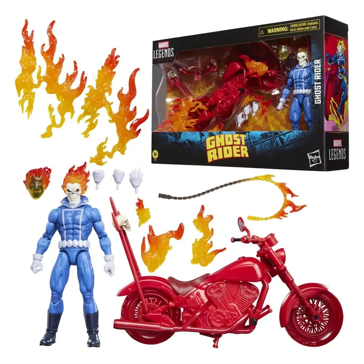 Ghost Rider Marvel Legends figurine Johnny Blaze with Motorcycle 15 cm - Image 4
