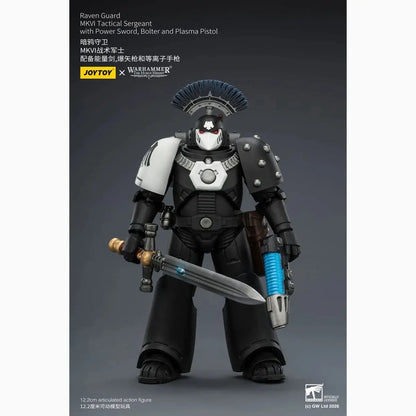 Warhammer 40,000 figurine Raven Guard MkVI Tactical Sergeant 12 cm - Image 3