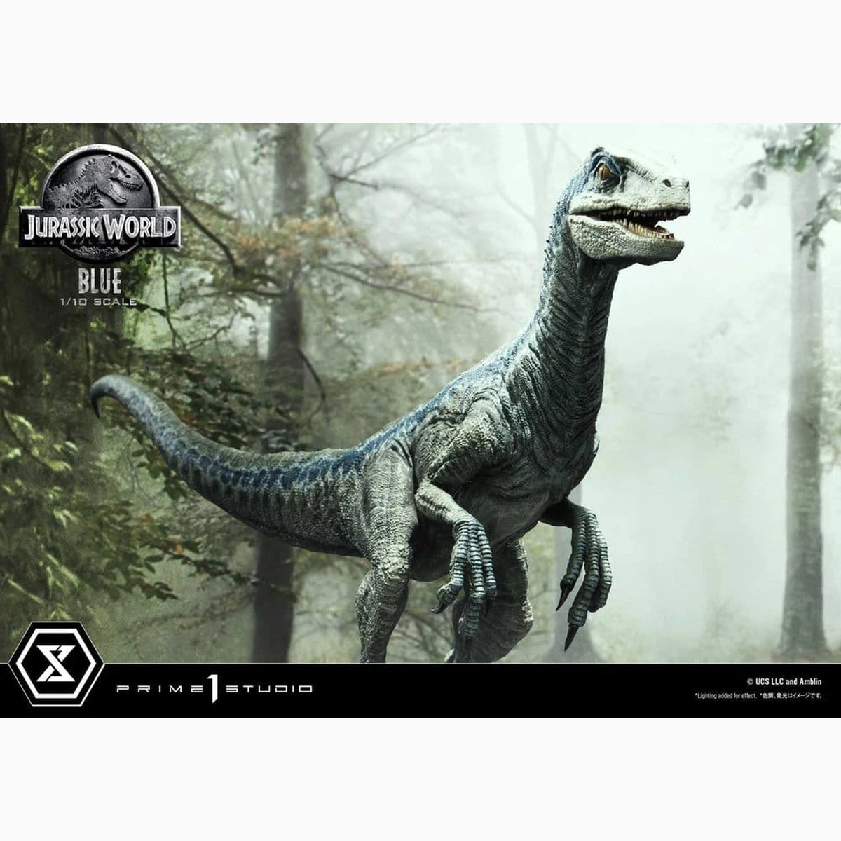 Jurassic World (Film) Prime Collectible Figures statue 1/10 Blue 17 cm - Image 4