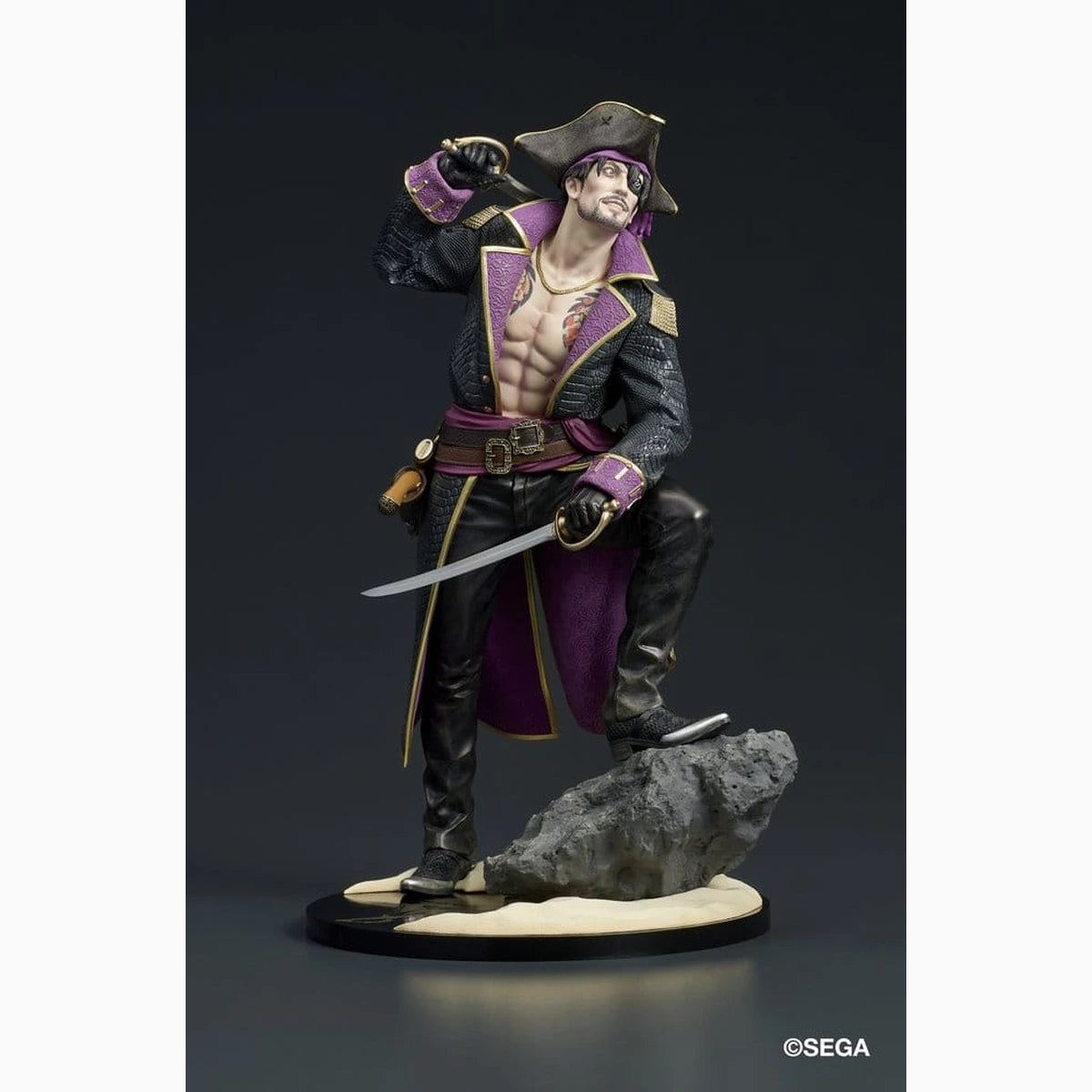 Like a Dragon: Pirate Yakuza in Hawaii DIGSTA figurine PVC Captain Majima (Goro Majima) 18 cm - Image 4