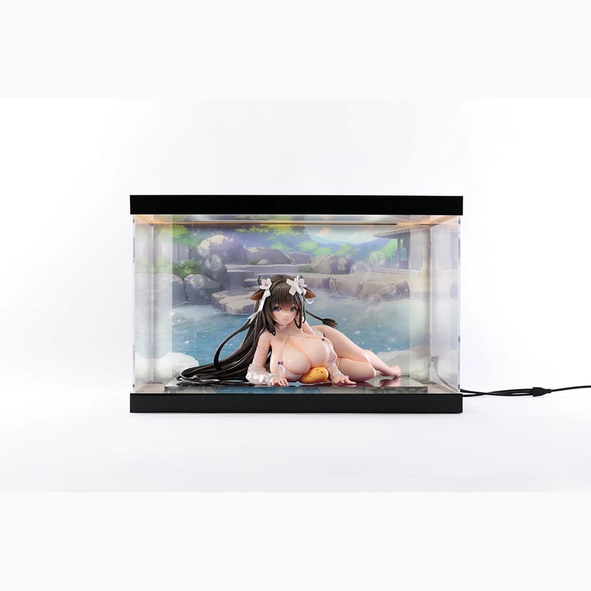 Azur Lane présentoir vitrine acrylique avec éclairage pour figurine Kashino Hot Springs Relaxation - Image 4