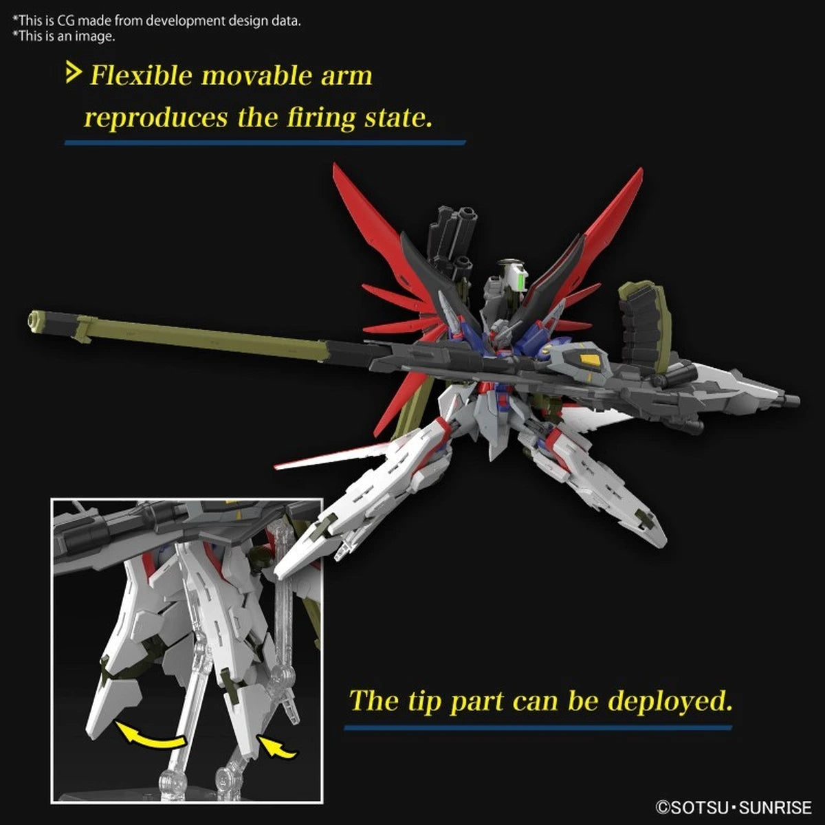 Gundam Gunpla HG 1/144 258 Destiny Gundam Spec II & Zeus Silhouette - Image 3