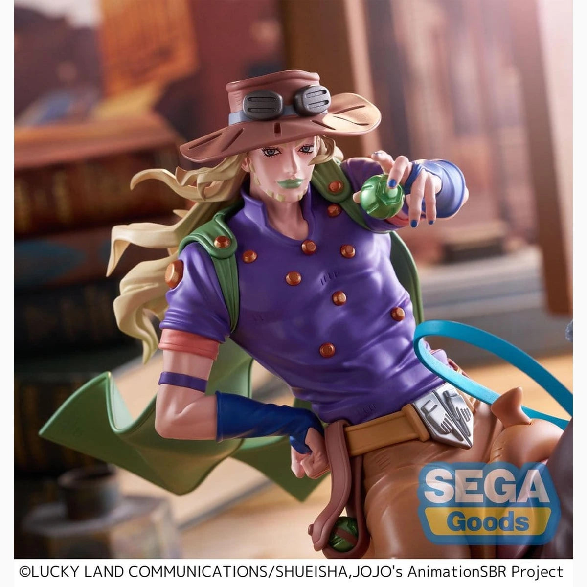 JoJo's Bizarre Adventure: Steel Ball Run XrossLinkMAX figurine PVC Gyro Zeppeli 18 cm - Image 6