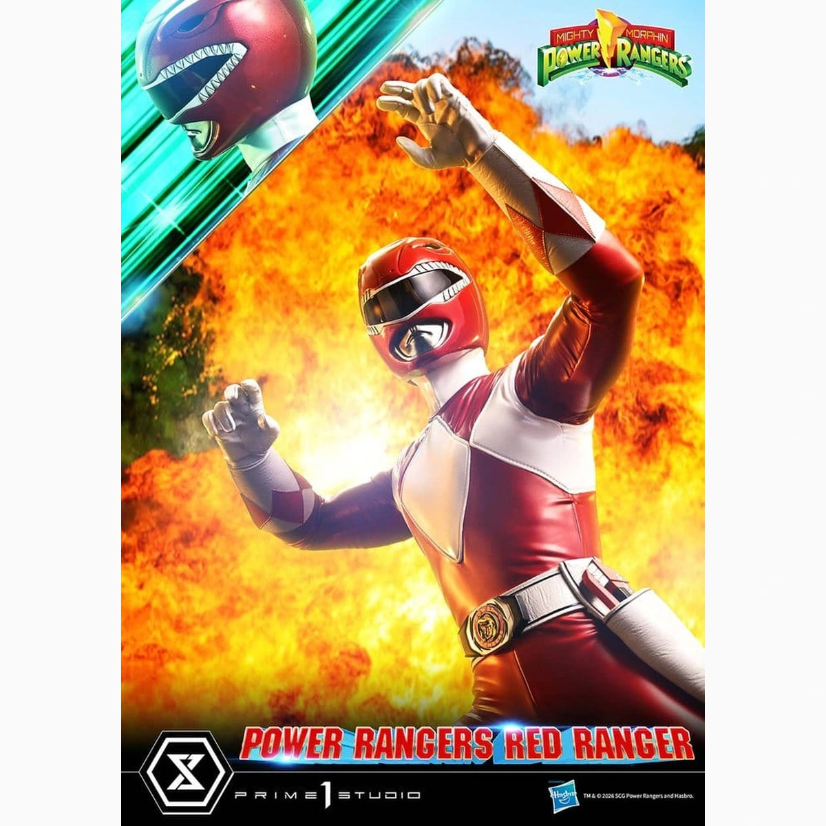 Mighty Morphin Power Rangers Premium Masterline statuette 1/4 Red Ranger 62 cm - Image 6