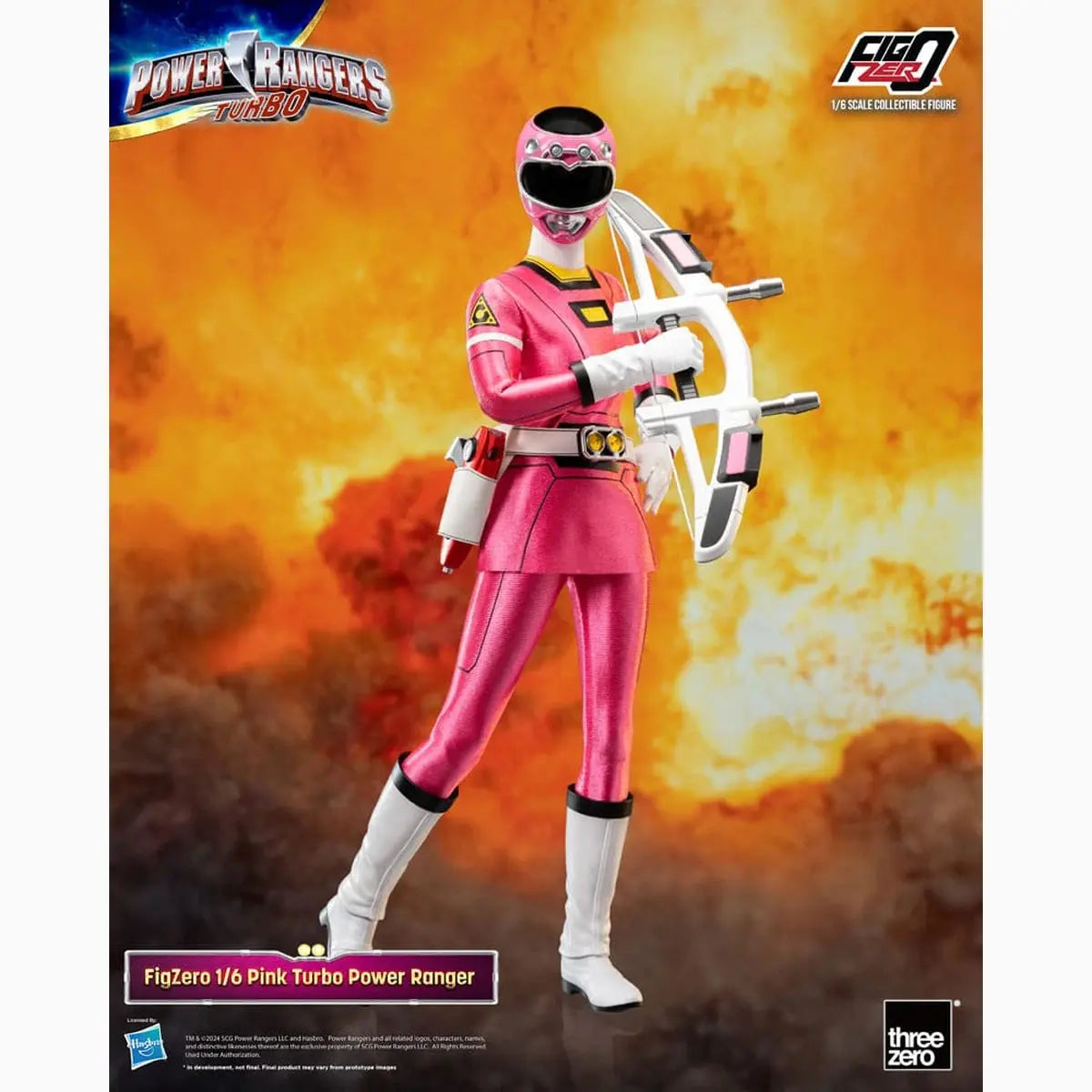 Power Rangers Turbo figurine FigZero 1/6 Pink Turbo Power Ranger 30 cm - Image ajoutée 17