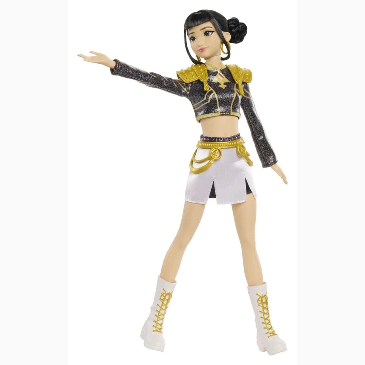 KPop Demon Hunters poupée chantante Huntrix Zoey (Golden) - Image 3