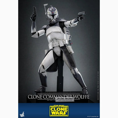 Star Wars: The Clone Wars figurine 1/6 Clone Commander Wolffe 30 cm - Image 5
