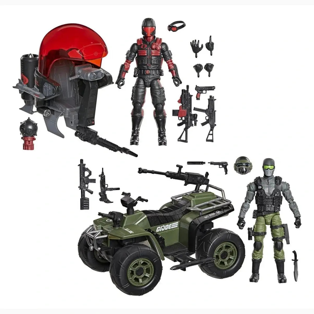 G.I. Joe Classified Series set de figurines et véhicules Snake Eyes & Varmint ATV vs. Stealth Viper & Cobra Stealth Flight Pod (Trubble Bubble) 15 cm - Image 6