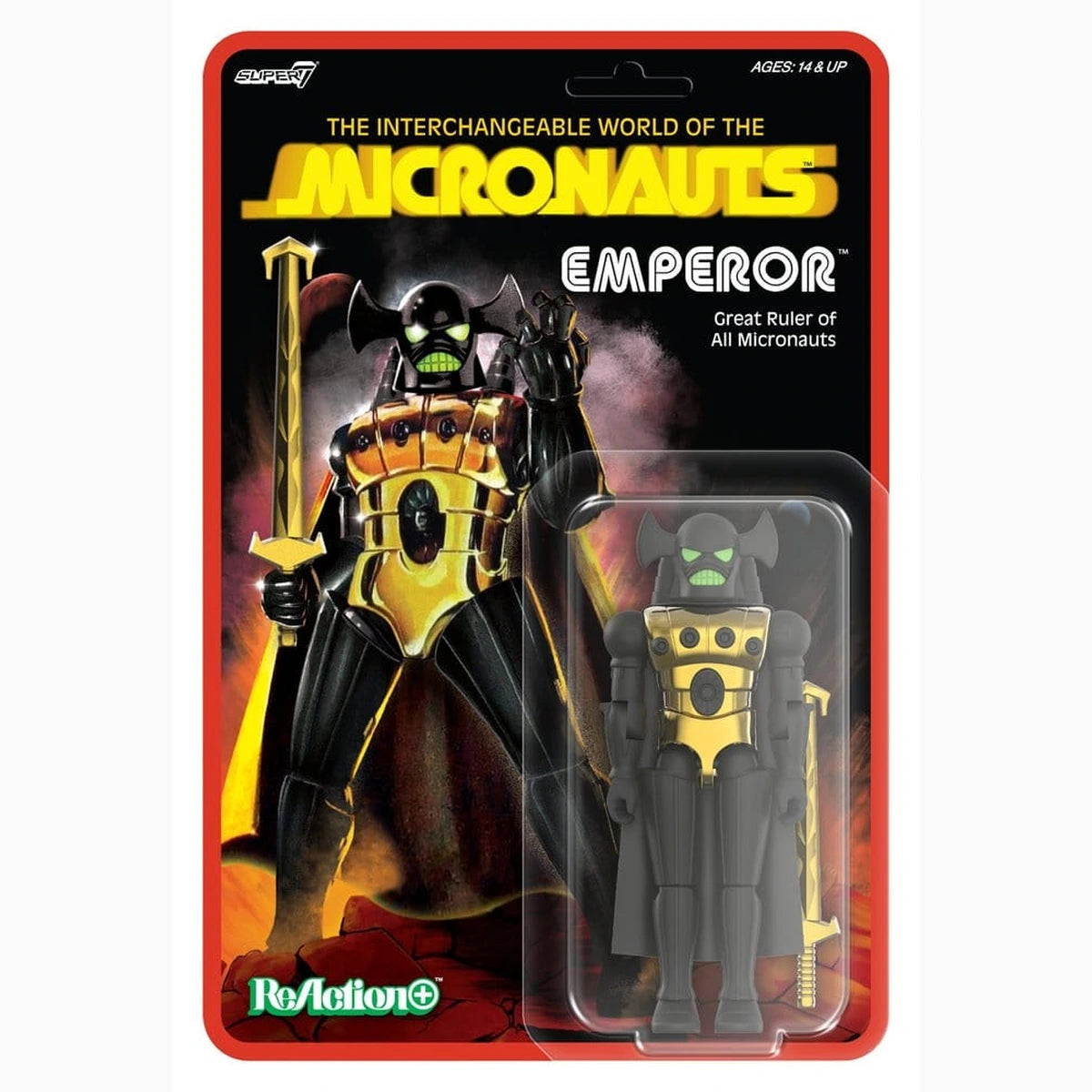 Micronauts figurine ReAction+ Wave 03 Emperor 10 cm - Image 3