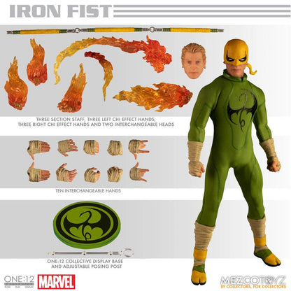 Marvel Comics One:12 Collective figurine 1/12 Iron Fist 17 cm - Image 2