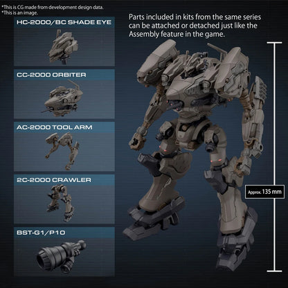 30MM Armored Core VI Fires Of Rubicon Rad CC-2000 Orbiter Nightfall - Image 2