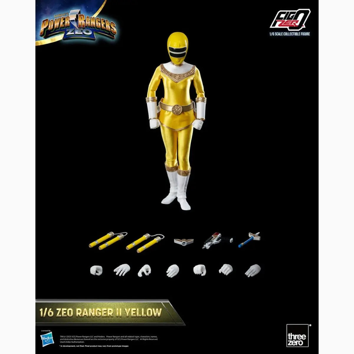 Power Rangers Zeo figurine FigZero 1/6 Ranger II Yellow 30 cm - Image ajoutée 10