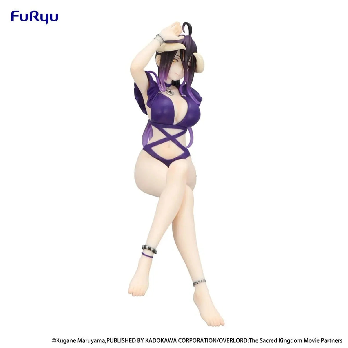 Overlord statuette PVC Noodle Stopper Albedo Swimsuit Dark Purple Color Ver. 16 cm - Image 5
