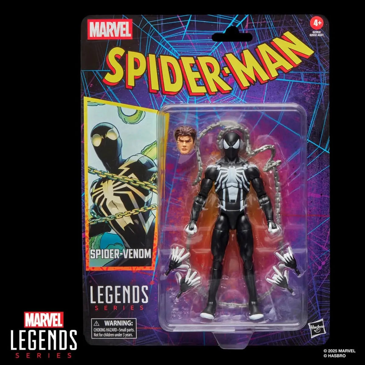 Spider-Man Marvel Legends Retro figurine Spider-Venom 15 cm - Image 4
