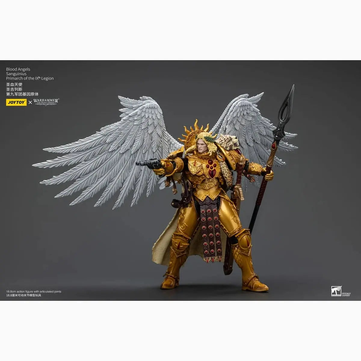 Warhammer The Horus Heresy figurine 1/18 Blood Angels Sanguinius Primarch of the IXth Legion 19 cm - Image 4