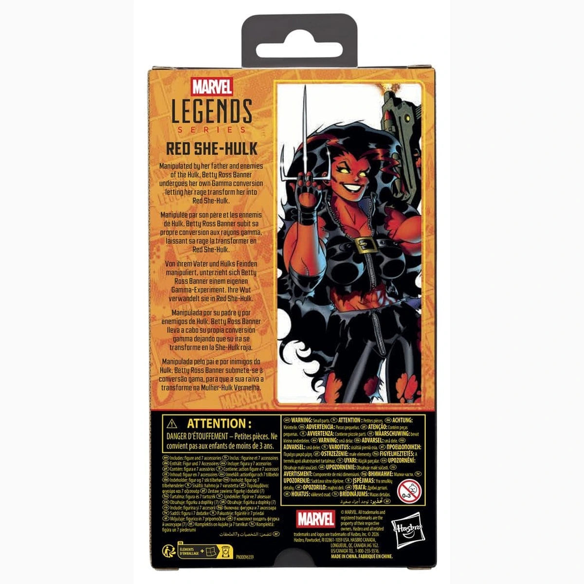 Hulk Marvel Legends figurine Red She-Hulk 15 cm - Image 4